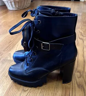 Bamboo Combat Glam Boots‎ - Black - size 10 thumbnail 1
