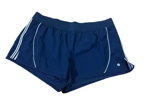 Avia Womens Size 2xl Blue Elastic Waistband‎ Biker Liner Running Shorts thumbnail 1