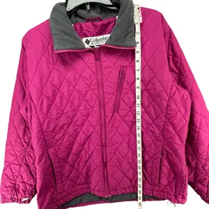 Columbia Vertex Core Interchange Jacket Womens L Pink Quilted Full Zip‎ Outdoors thumbnail 8