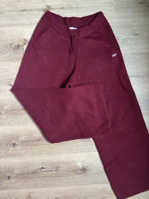 Oner Active Oversized Knit Straight Leg Pants Rosewood thumbnail 6