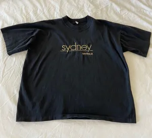 Vintage Sydney Australia Tee Black Size L thumbnail 4