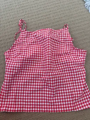 Red Gingham Top thumbnail 1