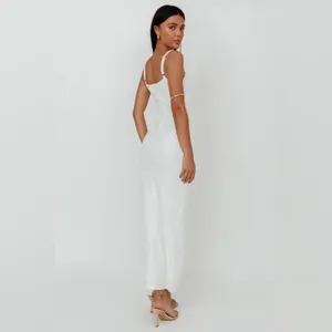 Here Comes The Sun Love To Love Maxi Dress White NEW Medium thumbnail 2