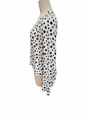 Reformation Annalise Polka dot close size small thumbnail 4