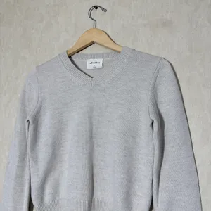 Wilfred Free 100% Merino Wool V-Neck Palomino Sweater Longsleeve Light Cream S thumbnail 4