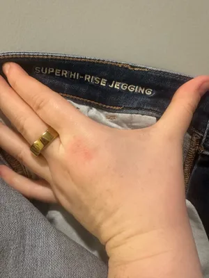 American Eagle Distressed Ne(x)t Level Stretch Super High-Rise Jeggings thumbnail 6