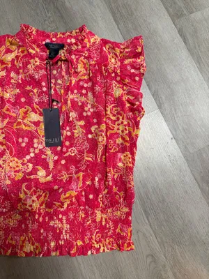 Rachael Roy floral blouse thumbnail 3