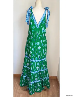 Printfresh Dune Dancer Dress In Beachcomber Size Extra Small thumbnail 3