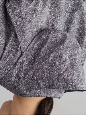 Lululemon I Put A Shell On You 1/4 Zip Hooded Long Sleeve Jacket Black White 10 thumbnail 3