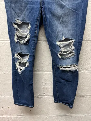 American Eagle High Rise Jegging Distressed Jeans thumbnail 2