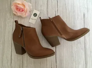 Ankle Boots, Size 7 Brown thumbnail 2