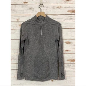 ZYIA Active Women's 1/4 Zip Pullover - Fog Gray - Large thumbnail 8