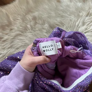 HELLO MOLLY Midnight Affair Sequin Mini Dress In Purple thumbnail 13