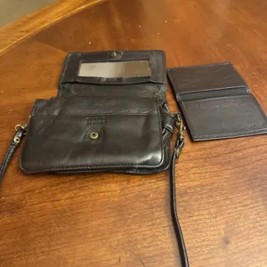 Wilsons Leather Wallet Black Wallet/ Mini Crossbody thumbnail 3
