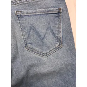 MOTHER The Insider Crop Step Fray Jeans Can You‎ Dig It Blue Denim 26 1157-1351 thumbnail 12