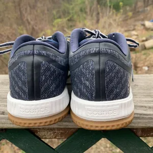 Adidas Womans Bounce Sneakers Sz 8 Navy thumbnail 3