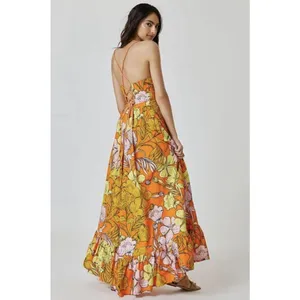 Anthropologie Plenty by Tracy Reese Floral Maxi Dress Size L. thumbnail 6