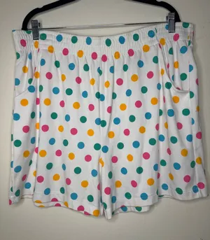 90s Karen Scott polka dot shorts- tagged M but measure bigger thumbnail 1