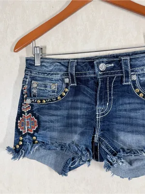 Miss Me Women’s Signature Shorts Embroidered Embellished Flap Pockets 27 thumbnail 2
