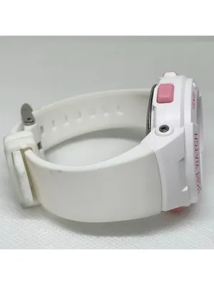 FMD women’s digital lcd watch white pink tone 40mm quartz multifunction running thumbnail 6