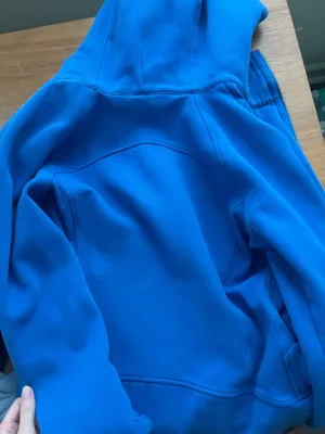 Lululemon pool blue full zip scuba thumbnail 1