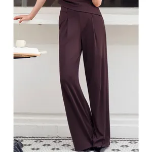 OGL Stretchy Flowy High Rise Wide Leg The Success Pants Midnight Navy Size XS thumbnail 8