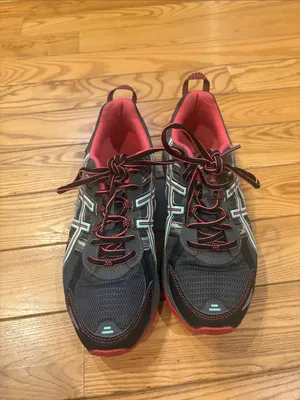 Asics Size 9.5 Gel-Venture 5 Pink and Grey Running Athletic Shoes thumbnail 2