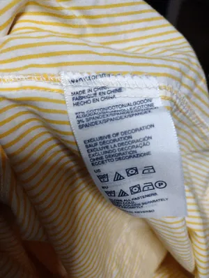 Tommy Hilfiger Yellow And White Striped Button-Down Shirt thumbnail 5