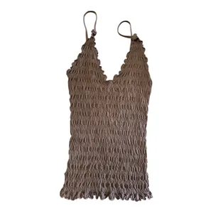🆕FP Intimates Puckered Textured Tank Top with Voop Neckline thumbnail 2