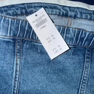 Abercrombie & Fitch NWT Strapless Denim Corset Top in Mid Wash Denim Size XS thumbnail 8