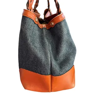 Gucci Denim Leather Hawaii Limited Edition Tote Purse thumbnail 5