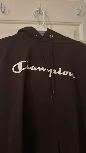 Brown champion hoodie thumbnail 4