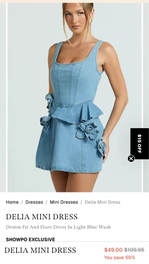 Showpo Delia mini dress thumbnail 6