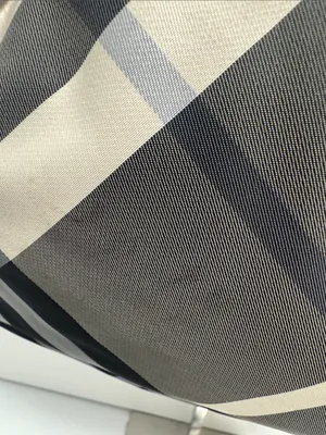 Burberry Beat Check Nylon Brooklyn Hobo Bag Metallic thumbnail 9