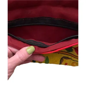 Embroidered Indian Crossbody Sling Purse thumbnail 5
