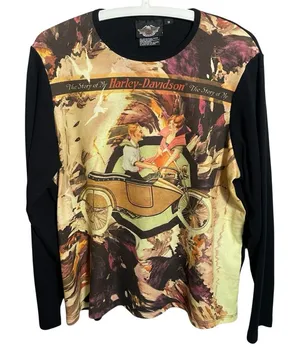 Harley-Davidson vintage long sleeve tee thumbnail 1