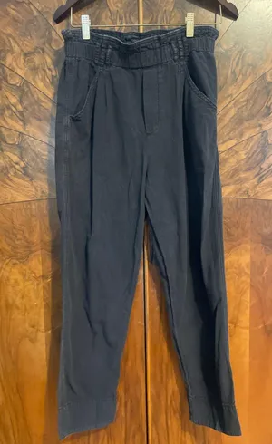 by ANTHROPOLOGIE Malin Utility Pant MINIMALIST CASUAL Size Small S Vintage Black thumbnail 1