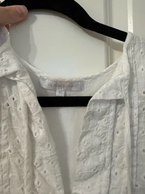 Olivaceous White mini Dress thumbnail 4