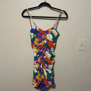 WeWoreWhat Ronnie Dress‎ Abstract Floral Size XS thumbnail 6