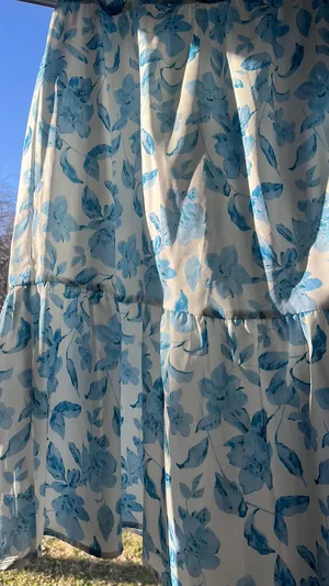 Floral Maxi Dress Blue thumbnail 2