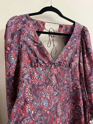 For Love And Lemons Tonya Long Sleeve Mini Dress Size Small thumbnail 6