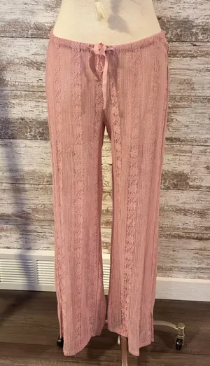 Edikted Swimsuit lace pink cover bottoms thumbnail 2