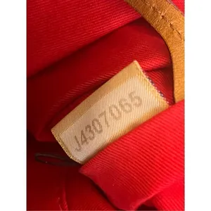 Dooney & Bourke Tan Brown Canvas Bag Leather Trim thumbnail 6