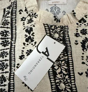 Atzbranding Boho Floral Long Sleeve Blouse in Cream thumbnail 6