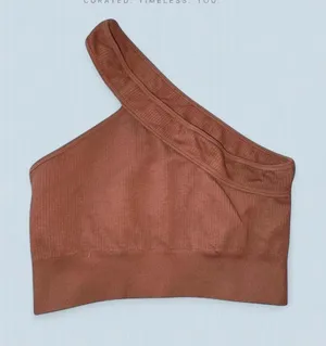 OQQ sports bra Brown thumbnail 1