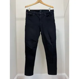 Hudson Nico Mid Rise Super Skinny Jeans Black Sz33 thumbnail 2