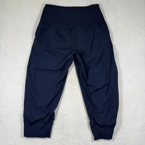 Lululemon Street To Studio‎ Crop Pant Midnight Navy Size 10 Ribbed Jogger 9150 thumbnail 8