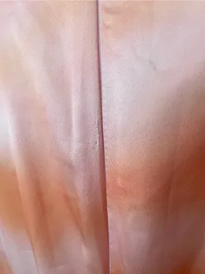 Petal & Pup Alton Pink Orange Dip Tie Dye Puff Sleeve Satin Midi Dress Size XL thumbnail 10