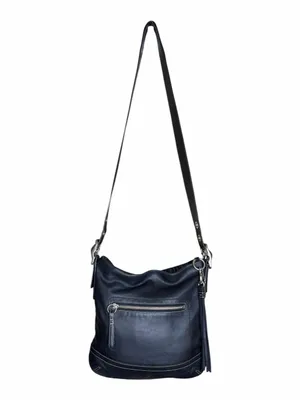 Vintage Coach 1415 Soho Slim Black Leather Hobo Fringe Tassel Shoulder Bag Y2K thumbnail 3