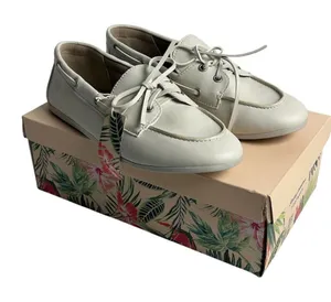 Tommy Bahama‎ Women's Seafarer Boat Shoes White Size 8.5 thumbnail 1